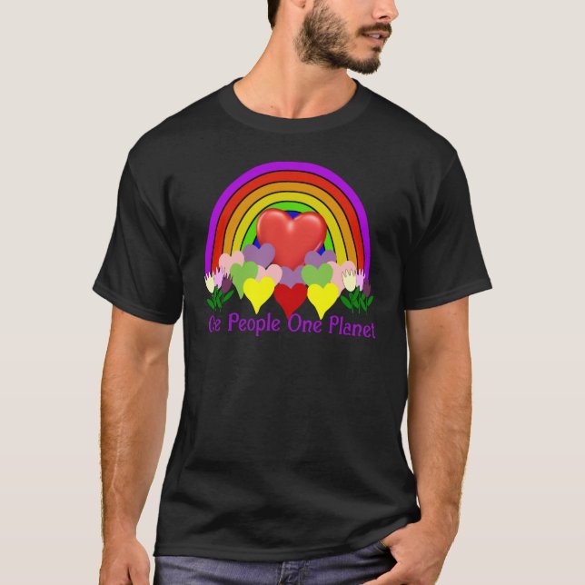 Eine Leute des Planeten-einer T-Shirt (Vorderseite)