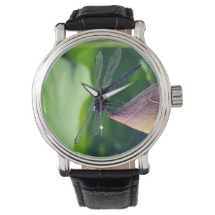 Eine Libelle Armbanduhr