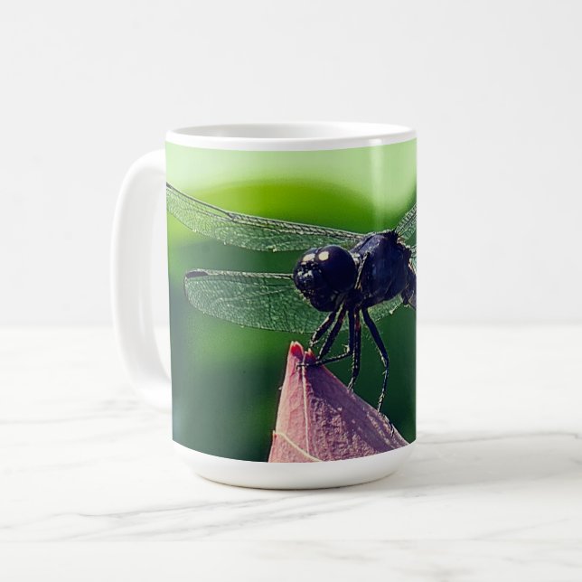 Eine Libelle Kaffeetasse (Vorderseite Links)