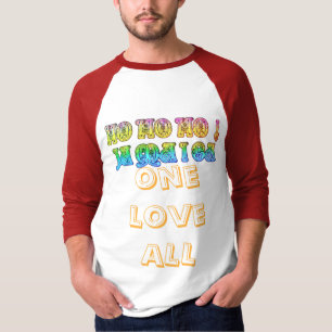 Eine Liebe Alle HoHoHo Jamaika Frohe Weihnachten F T-Shirt