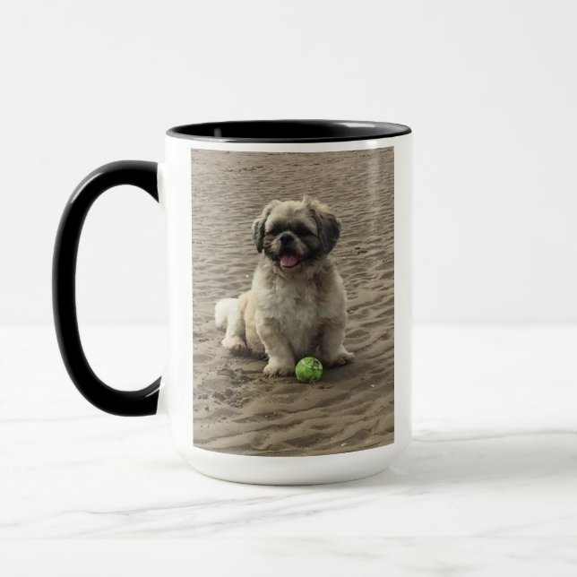 Eine Liebe - bearbeitbare Texte und Bilder Tasse (Links)