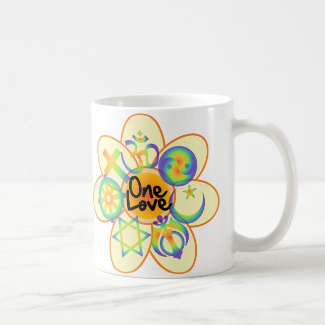 Eine Liebe Blume Kaffeetasse (Rechts)