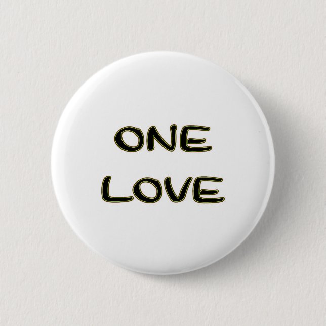 Eine Liebe Button (Vorderseite)