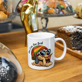 Eine Liebe ein Bark Funny Dog Zweifarbige Tasse