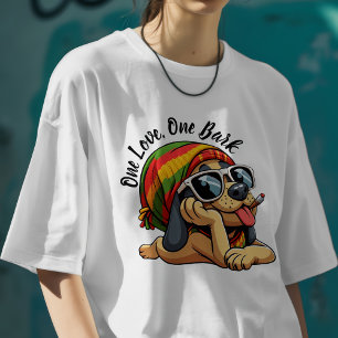 Eine Liebe, ein Bellen Lustiger Hund  T-Shirt