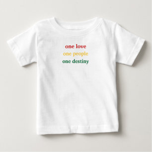 eine Liebe, eine Leute, ein Schicksal Baby T-shirt