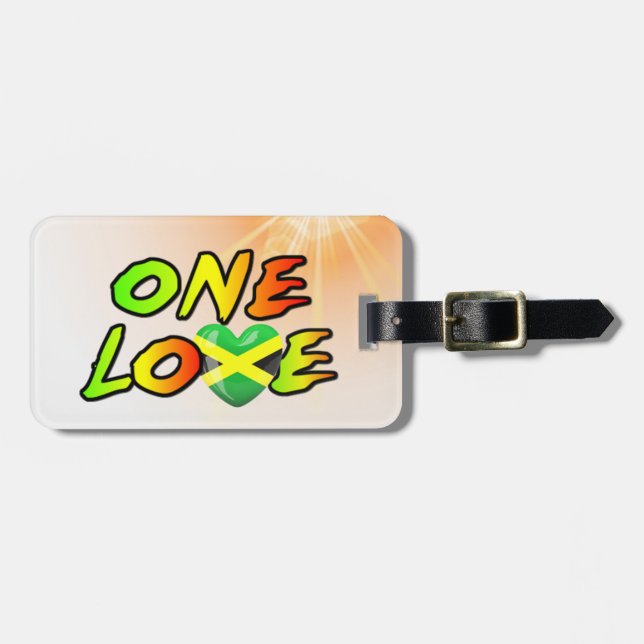 Eine Liebe Gepäckanhänger (Vorderseite horizontal)