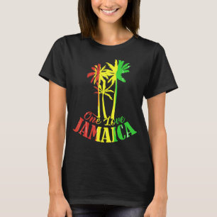 Eine Liebe Jamaica Caribbean Vacation Reggea Feel T-Shirt