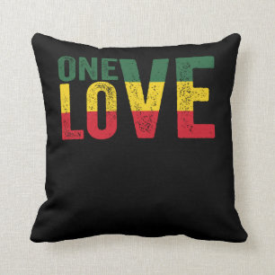 Eine Liebe Jamaican Rasta Reggae Kissen