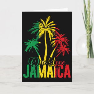 Eine Liebe Jamaika Jamaikanischer Urlaub Reggae Pa Karte