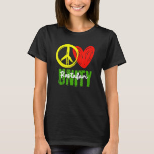 Eine Liebe Peace Liebe Unity Reggae Roots Jamaica T-Shirt