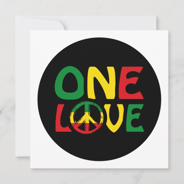 Eine Liebe, Reggae-Design (Vorderseite)