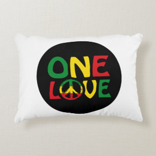 Eine Liebe, Reggae-Design Dekokissen