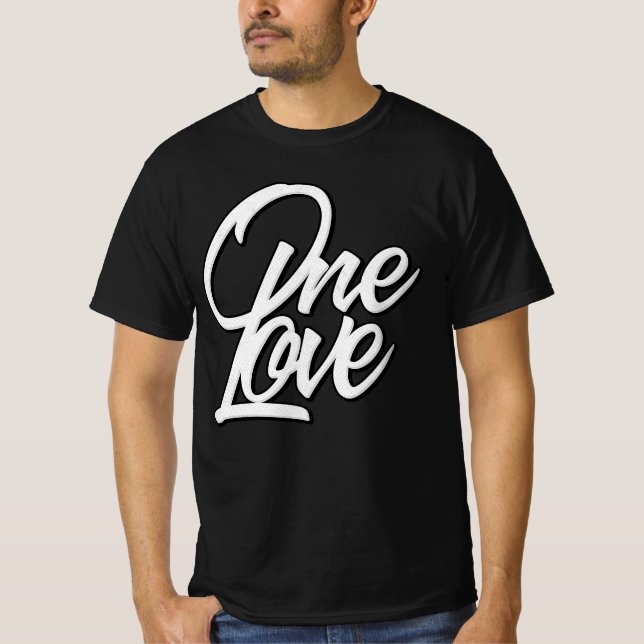 Eine Liebe Reggae T - Shirt (Vorderseite)
