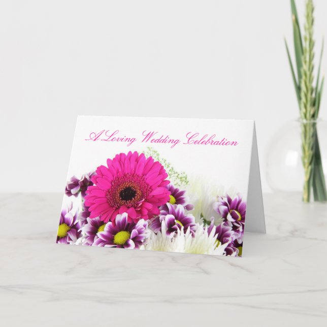 Eine liebenswerte Hochzeitskarte Einladung (Vorderseite)