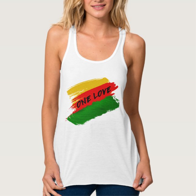 Eine Lieberacer-Rückseiten-Spitze Tank Top (Vorderseite)