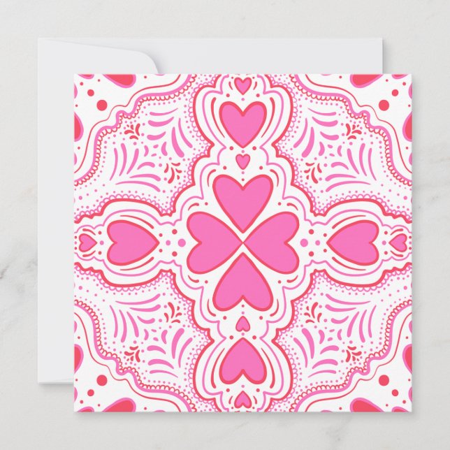 Eine liebevolle Feier Einladung (Vorderseite)