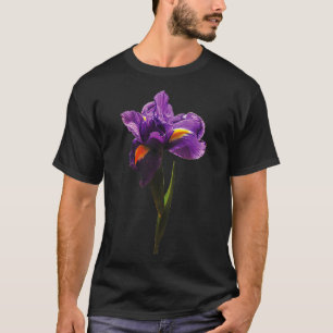 Eine Lila Iris T-Shirt