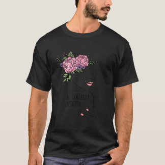 Eine Linie, die von Frauen ohne Angst Minimalistis T-Shirt