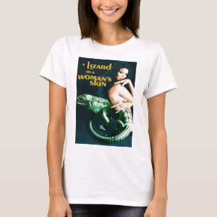 Eine Lizard in einer Frauenhaut, Vintager Horror T-Shirt