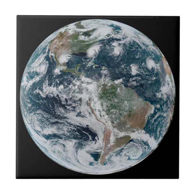 Eine lose Kette tropischer Wirbelstürme Fliese (Vorderseite)