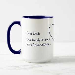 Eine lustige, benutzerdefinierte Tasse für ein Fam