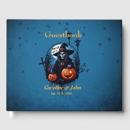Eine lustige Halloween-Szene Gästebuch