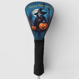 Eine lustige Halloween-Szene Golf Headcover