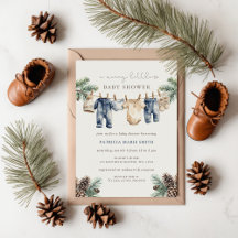 Eine lustige kleine Babydusche Weihnachtsdusche