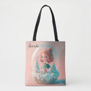 Eine lustige kleine Puppe auf einer Wolke Tasche