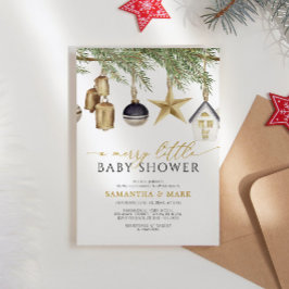 Eine lustige kleine Weihnachts-Winter-Kinderdusche Einladung