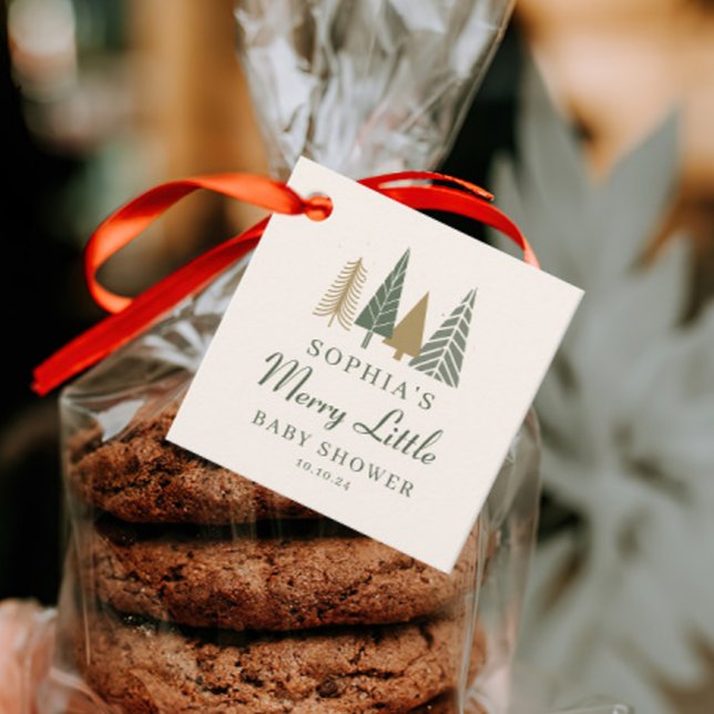 Eine lustige kleine Winter-Babydusche Geschenkanhänger (Von Creator hochgeladen)