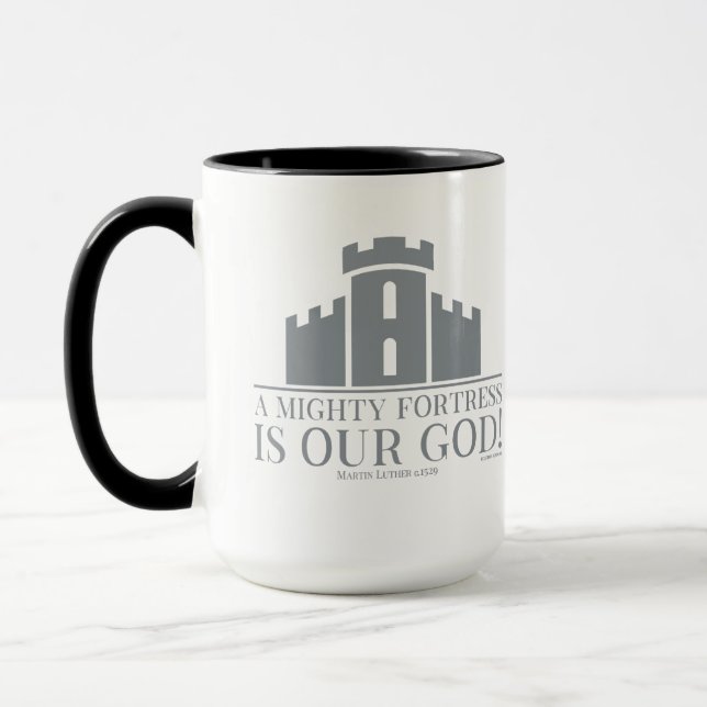 Eine mächtige Festung ist unser Gott Tasse (Links)