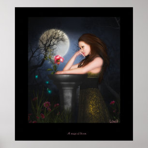 Eine magische Blüte Poster