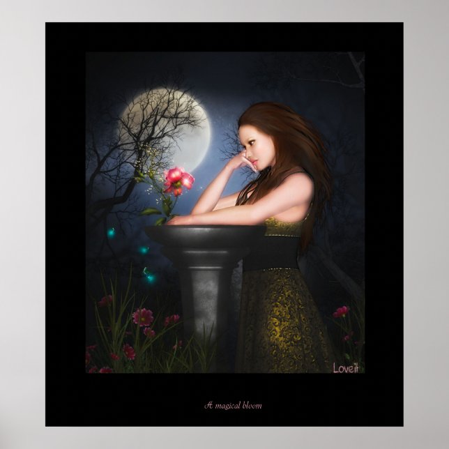 Eine magische Blüte Poster (Vorne)