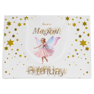 Eine magische Fee Magical Birthday Große Geschenktüte