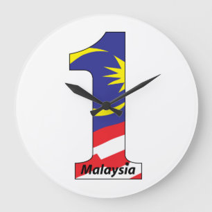 Eine Malaysia-Wanduhr Große Wanduhr