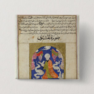 Eine Mann-Lesung, Illustration Button