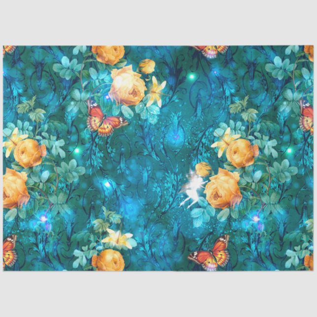 Eine Märchen im Design der Gartenreihe 11 Seidenpapier (Vorderseite)