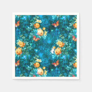 Eine Märchen im Design der Gartenreihe 11 Serviette