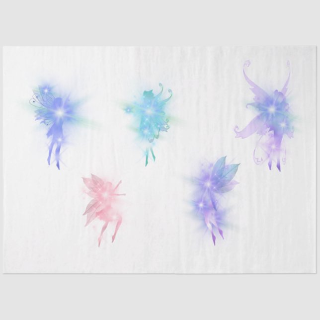 Eine Märchen im Design der Gartenreihe 6 Seidenpapier (Vorderseite)