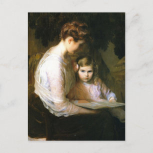 Eine Märchen von Lilla Cabot Perry Postkarte