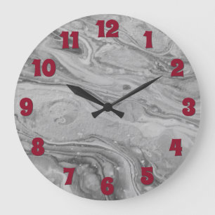 eine Marmoruhr, Große Wanduhr