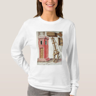 Eine Maschine für anhebende Gewichte T-Shirt