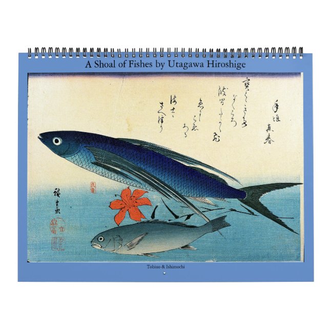 Eine Masse der Fische durch Utagawa Hiroshige Kalender (Titelbild)