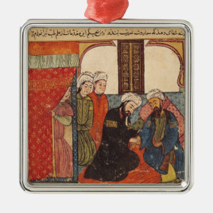Eine medizinische Beratung Silbernes Ornament