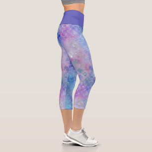 Eine Meerjungfrau-Galaxie-Serie Design 5 Capri Leggings