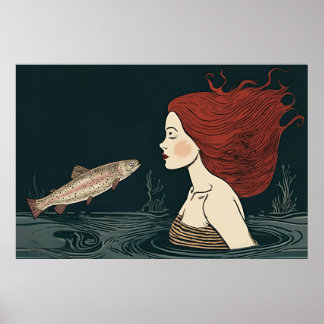 Eine Meerjungfrau werden. Vom Fischkönig geküsst Poster