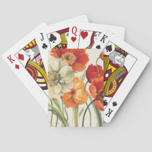Eine Melodie aus Mohnblumen Spielkarten