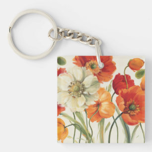 Eine Melodie der Mohnblumen Schlüsselanhänger
